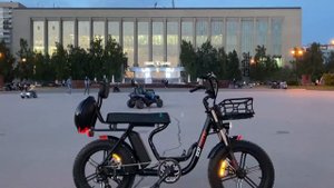 Измеряем запас хода двухместного электро фэтбайка Eco Drive M5 в Новосибирске. Электровелосипед 750