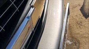 Chevrolet Tahoe после зимы отмываем бампера (как и чем отмыть хром)