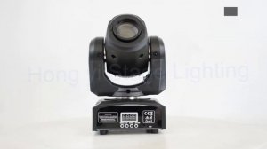 Moving Head Lyre DMX 30W Spot Light Mini Sound Gobo Projector Disco Lights For Home Party Show DJ