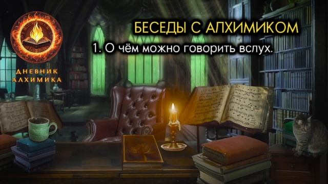 1. О чём можно говорить вслух. БЕСЕДЫ С АЛХИМИКОМ