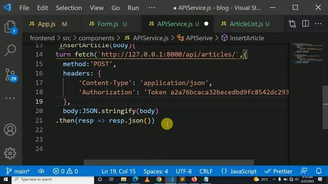 12. Post Article - Django And React JS Blog смотреть онлайн