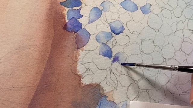 Watercolor Painting ‘Into the Blue’ смотреть онлайн