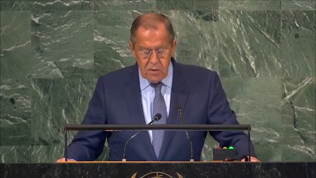 ?С.Лавров на общеполитической дискуссии 77-й сессии ГА ООН, Нью-Йорк, 24 сентября 2022 года смотреть онлайн