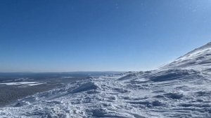 Гора Ослянка.Пермский край.Вдвоём  на снегоходе брп,целый день.Солнце и отличные виды 13 Марта 2021