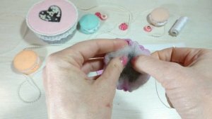 DIY ? Макарун из фетра своими руками МАСТЕР КЛАСС. Поделки из фетра. Felt Food Macaron