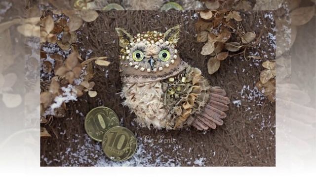Птицы-броши от Юлии Гориной