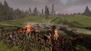 GREENSKINS VS WARRIORS OF CHAOS Total war Warhammer 2