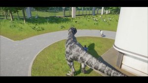 2 Creatosaurus Escape and Attack Guests ? Jurassic World Evolution