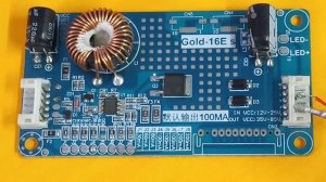 How to Setting Backlight Driver Board Gold 16E Voltage Ampere Setting Details