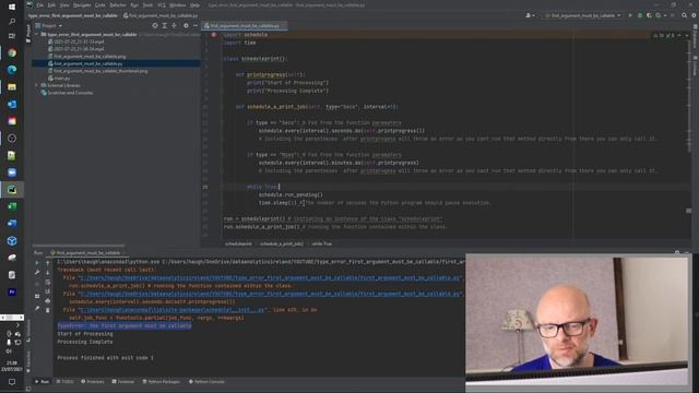 How to Fix TypeError: First Argument Must be Callable
