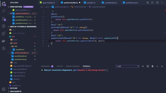 NestJS Tutorial for Beginners (Crash course) Controllers with Different Methods #6