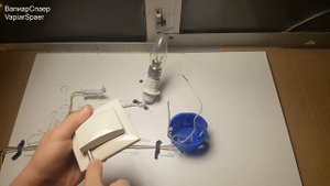 Подключение одноклавишного выключателя самостоятельно. Схема. Монтаж.