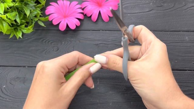 How to make Paper flowers DIY Paper Craft Цветы из бумаги МК