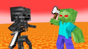 Школа Монстров : ЗЛОЙ ЗОМБИ - Майнкрафт Анимация