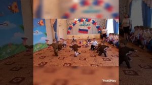 танец на 23 февраля. средняя группа "Звездочка"Мдоу №40 "Тополек"