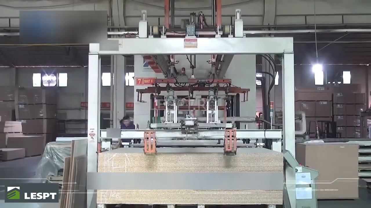 Автоматическая линия ламинирования ДСП