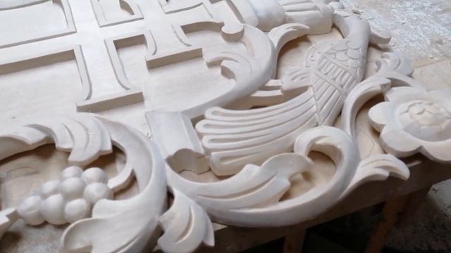 Филенка из липы в стиле Барокко. Резьба по дереву смотреть онлайн