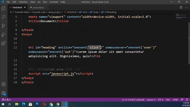 Javascript tutorial !! Javascript Event !! HTML Event !! Java script tutorial in hindi part #18