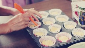 Маффины с вареньем