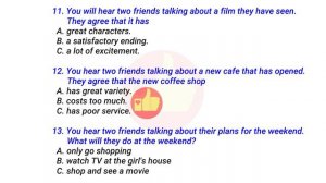 Listening B1 Cambridge Practice Test with Answers 2021, PET listening ingles b1 level listening 202