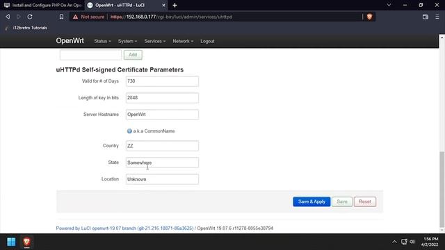 Install and Configure PHP On An OpenWRT Router [with TinyFileManager]