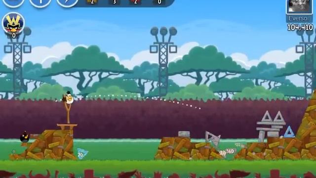 Angry Birds Friends - Level 3 - Week 107 High Score 134K - No Power Up - Weekly Tournament смотреть онлайн