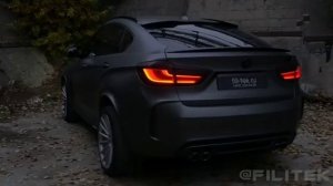 Глушитель на BMW X6 M в кузове F86