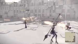 Nier Automata - Second ADAM Boss Fight (Copied City)