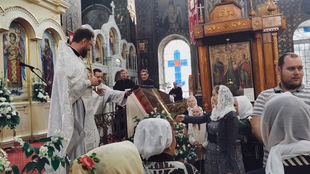 День Рождения у настоятеля храма Вознесения Господня г. Курганинск. смотреть онлайн