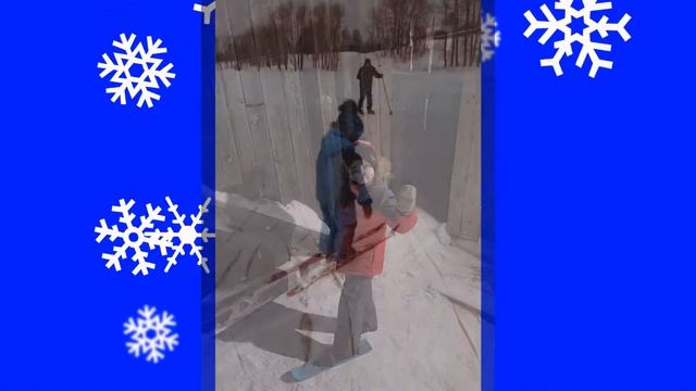 Фоточелледж семейного досуга "Мы катаемся на лыжах" смотреть онлайн