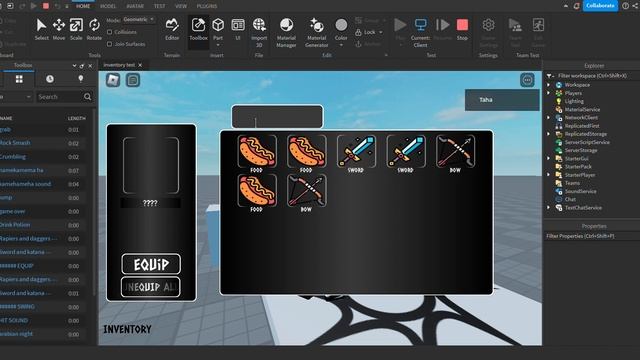 Roblox Studio Inventory system [ FREE , GIVEAWAY ] смотреть онлайн