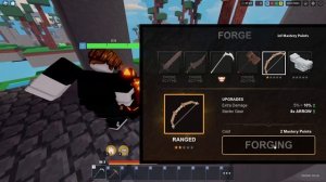 How to use Forge Table and Mastery Command - Roblox Bedwars