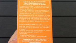 Солнцезащитный спрей Clarins Sun Care Lotion Spray SPF 50+