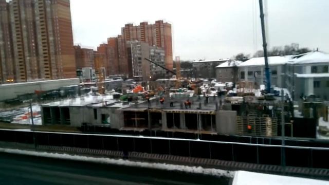 Строят дом - ЖК Облака - Люберцы - 16.03.2018 смотреть онлайн