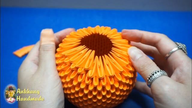 3D Origami Orange Tutorial | DIY Paper Orange Fruit Home Decoration смотреть онлайн