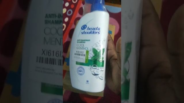 Head & Shoulders Cool Menthol Shampoo unboxing