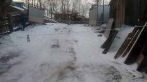 возим с Илюшкой дрова бабушке на самодельном трицикле из старого восхода do-it-yourself tricycle