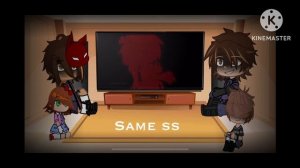 Aftons react to William Afton/FNAF/ Gacha club/ (description)