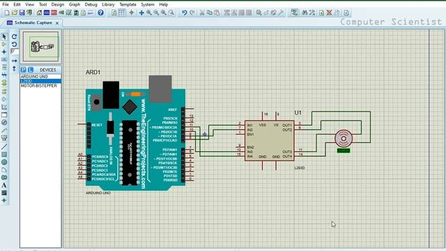Stepper Motor Interface using Arduino with Proteus  Stepper Motor  Arduino  Proteus