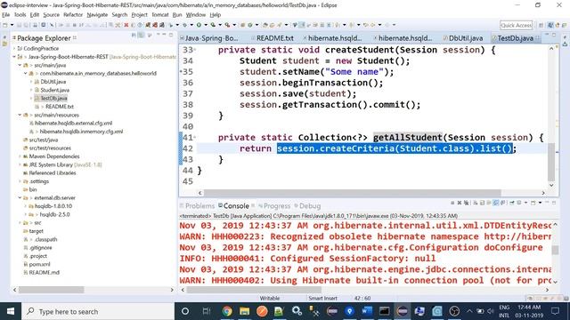 Hibernate - In-memory database HSQL, H2 and Derby - Part 1 смотреть онлайн