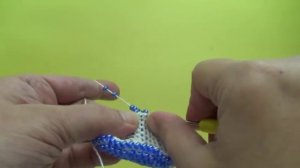 Петля подъема в вязании бисером русским способом. НОВЫЙ способ. Урок 17