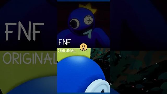 Roblox Blue СКРИМЕР VS FNF Blue СКРИМЕР #shorts