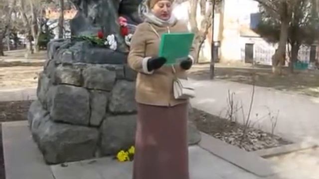 10.2.2017 Крым. Феодосия Памяти великого поэта Александра Пушкина( 1799-1837) смотреть онлайн