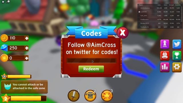 Gladiator Simulator ⚔️ ROBLOX ALL Working codes 2020 смотреть онлайн