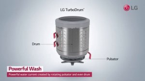 LG Washing Machine Smart Inverter - Powerful Wash