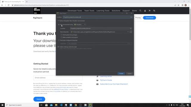 Intro to Python : Installing PyCharm P6 смотреть онлайн