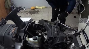 Yamaha викинг 540 замена масла в КПП, мастер класс от Ивана, а я боюсь быстро ездить)))