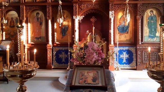 Troparion Zwiastowania ton 4. mel. bizantyjska  Тропарь Благовещения византийский распев