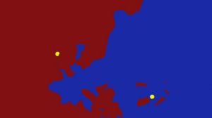 красный vs синий