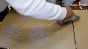 Декоративная штукатурка. Трафаретная техника.